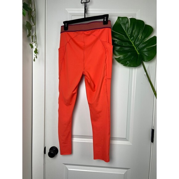 Free People, Free Movement Elastic Endurance Leggings In Wild Papaya Size L NWOT - Picture 4 of 6